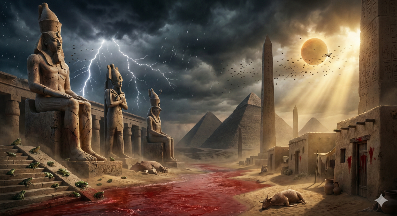 Diez plagas de Egipto - logos vivo