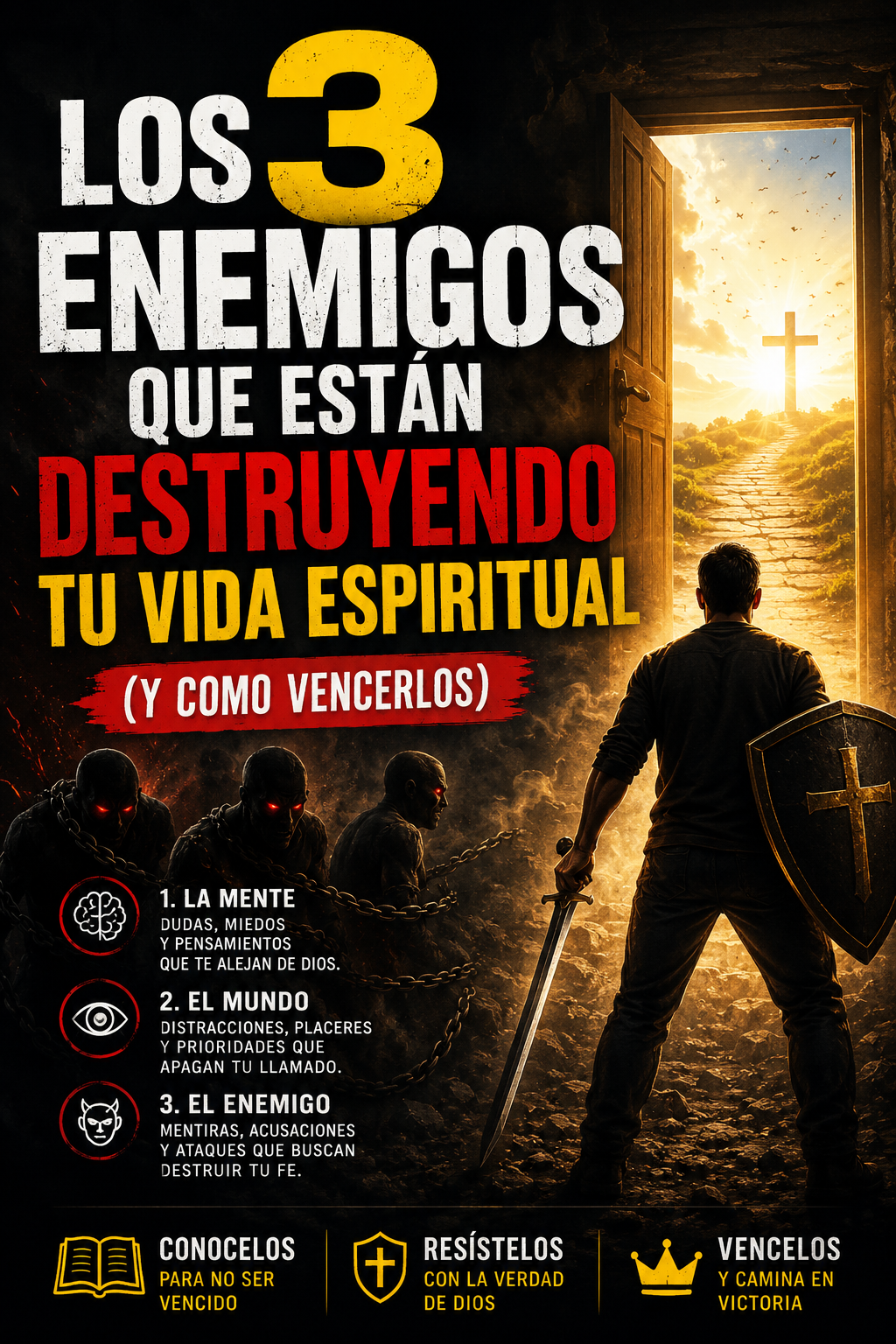 Los 3 enemigos que destruyen tu vida espiritual - logos vivo