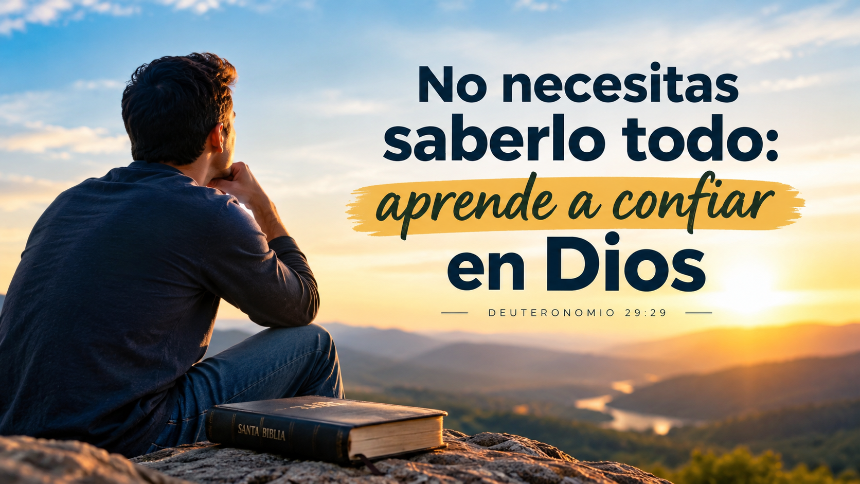 Aprende a confiar en Dios