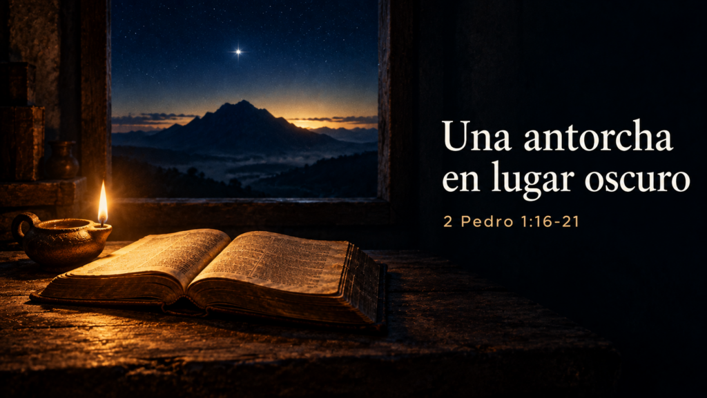 Una antorcha en lugar oscuro: confiar en la Palabra de Dios