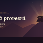 Amanecer sobre el monte Moriah con el altar y el carnero trabado en un zarzal – Génesis 22, Jehová proveerá