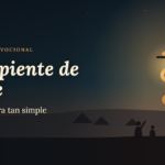 La serpiente de bronce levantada en un asta sobre el campamento de Israel – Números 21